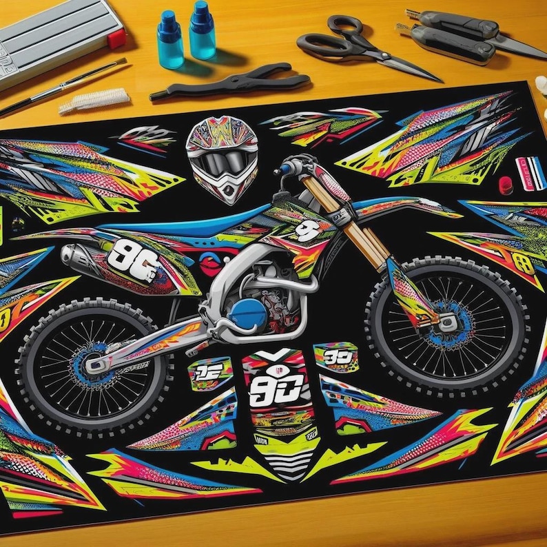 Kit Graphique Yamaha Raptor 700R Quad ATV 2013-2023 YAMAHA RAPTOR 700 (2013-2