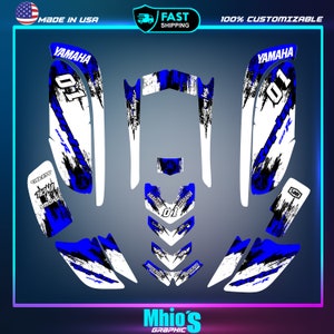 Yamaha Raptor 660 660R Full Graphics Decals Stickers Kit |Vinyl Decals | Motocross Stickers Decals