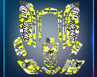 Yamaha Raptor 660 Kit Grafik Aufkleber Aufkleber ATV Wrap Quad das ganze Jahr Raptor660
