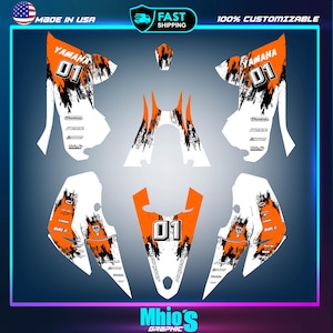 Kit gráfico para YAMAHA YFZ 450R 2014-2025 Serve para Yamaha YFZ450R