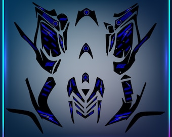 Yamaha Raptor 700-700R 2006/2012 Full Graphics Kit Stikers Decals - Etsy