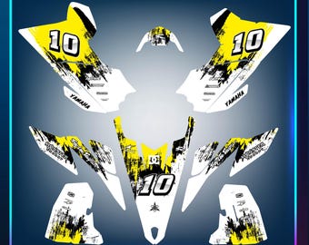 Kit Stickers Graphiques Yamaha YFZ 450R 2009-2013, Autocollants ATV/UTV, Custom