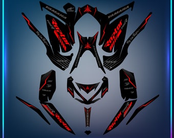 Yamaha Raptor 700R Graphics Kit 2013 2014-2026 | Custom ATV Decals Stickers Set-Customize-Personalitation-Graphic