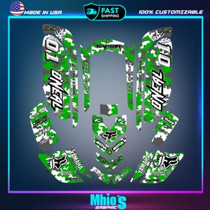 yamaha raptor 660 kit graphics decals stickers atv wrap quad all year raptor660