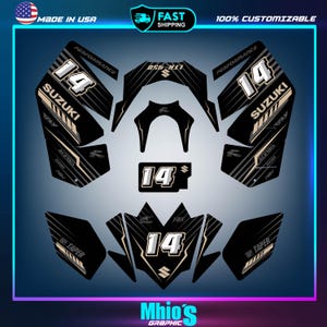Suzuki LTR 450 ATV stickers decals graphics kit 2006-2014 | Motocross Vinyl Decals | Dirt Bike Graphics | Motocross