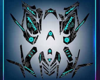 Fits Yamaha Raptor 700R Graphics Kit 2006 2007 2008 2009 2010 2011 2012 decals