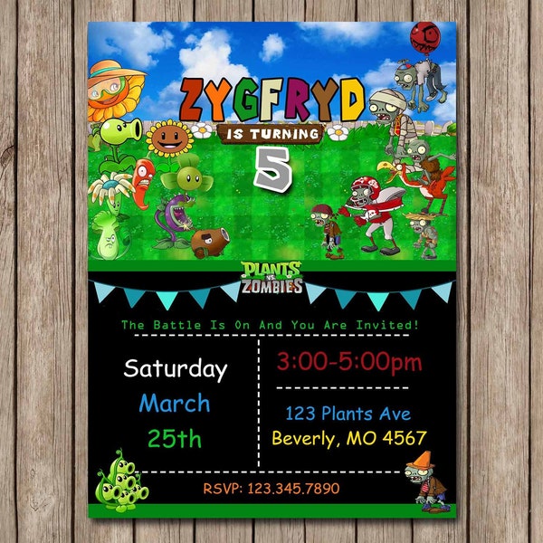 Plants Vs Zombies - Etsy