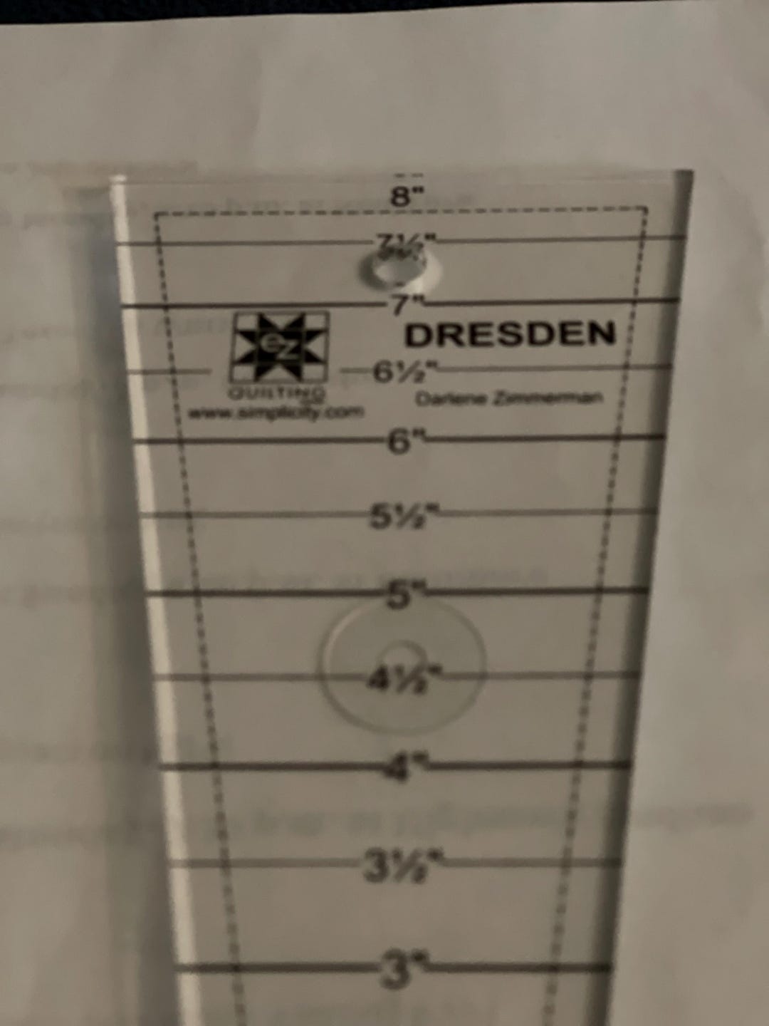Dresden Ruler 8