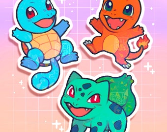 Gen 1 Starter Holographic Vinyl Stickers