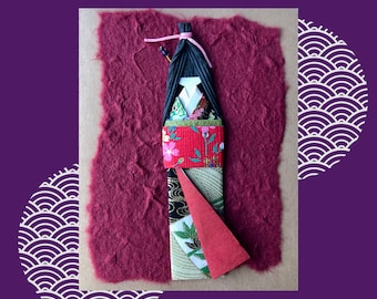 Handmade Greeting Card Kimono Girl Origami Card Japanese Blank Card Origami Art Kimono Design Card set Japanese Greeting Card All occasion