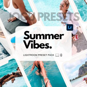 12 SUMMER PRESETS, Lightroom Mobile Presets, Summer Presets, Desktop Presets, Instagram Blogger Lifestyle filter, Travel Presets, beach vsco