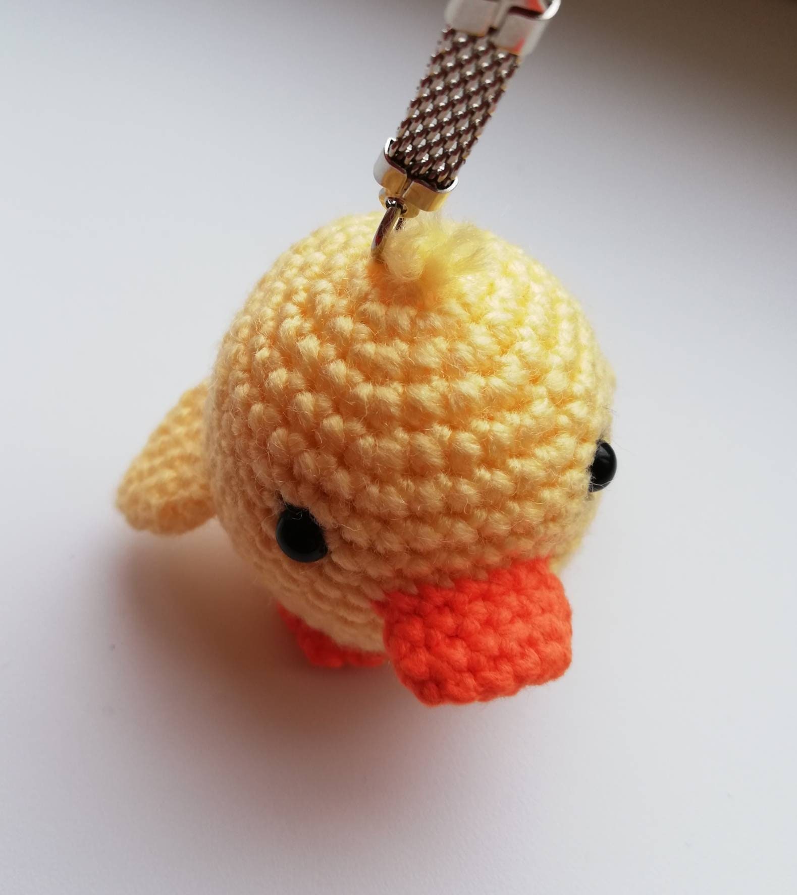 Crochet duck keychain accessories cute keychain crochet Etsy