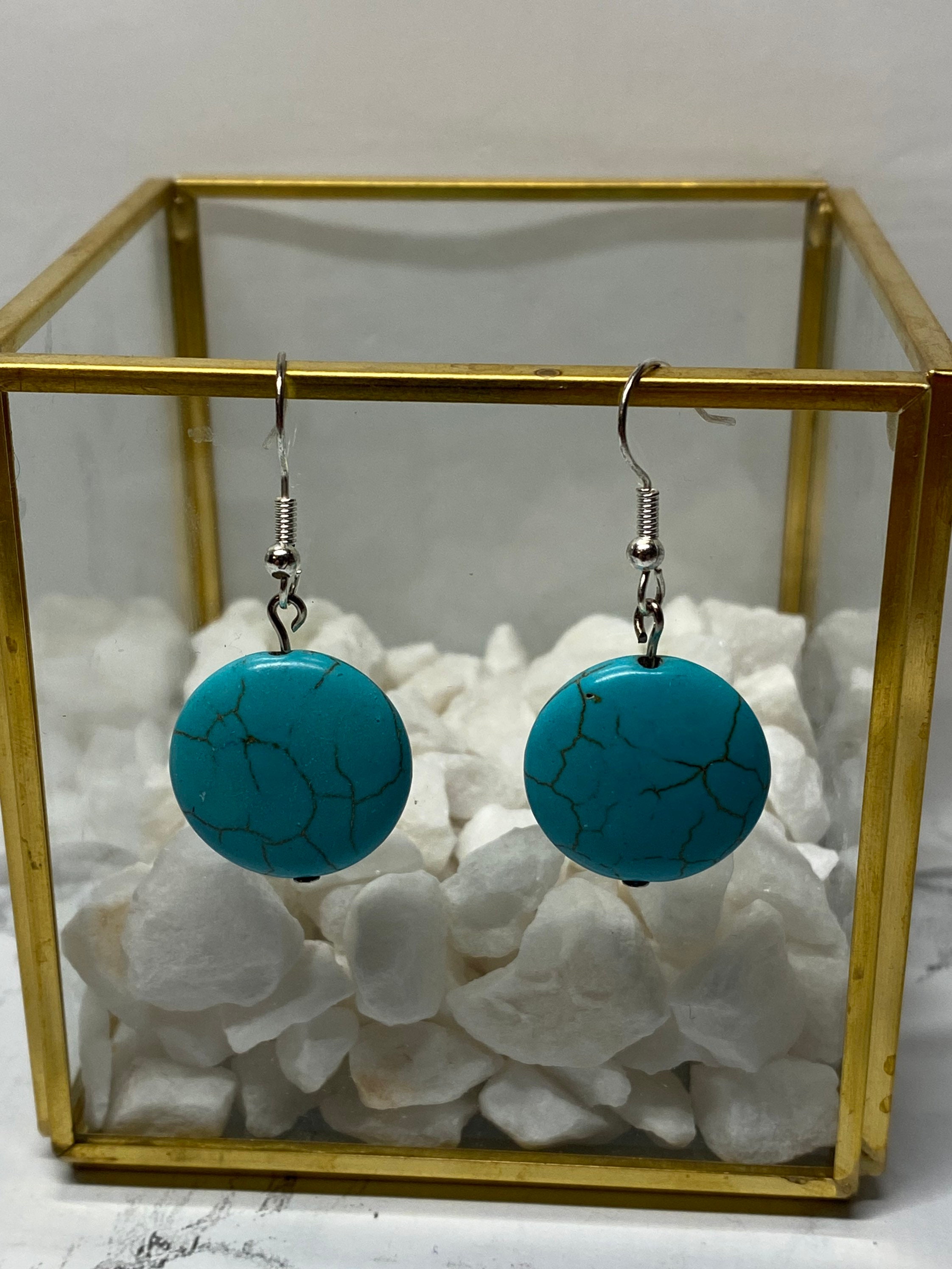Turquoise Circles Etsy