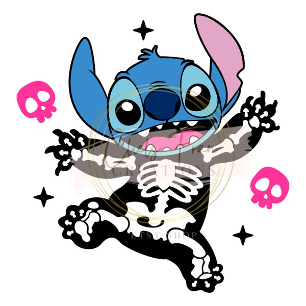 Stitch Skeleton Dxf - Etsy