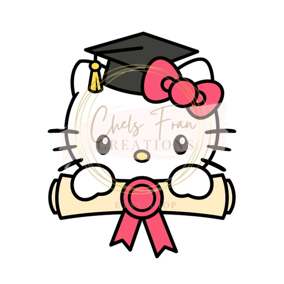 Hello Kitty Graduation Class Of 2023 SVG PNG