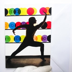 Silhouette Dancer Gloss Card