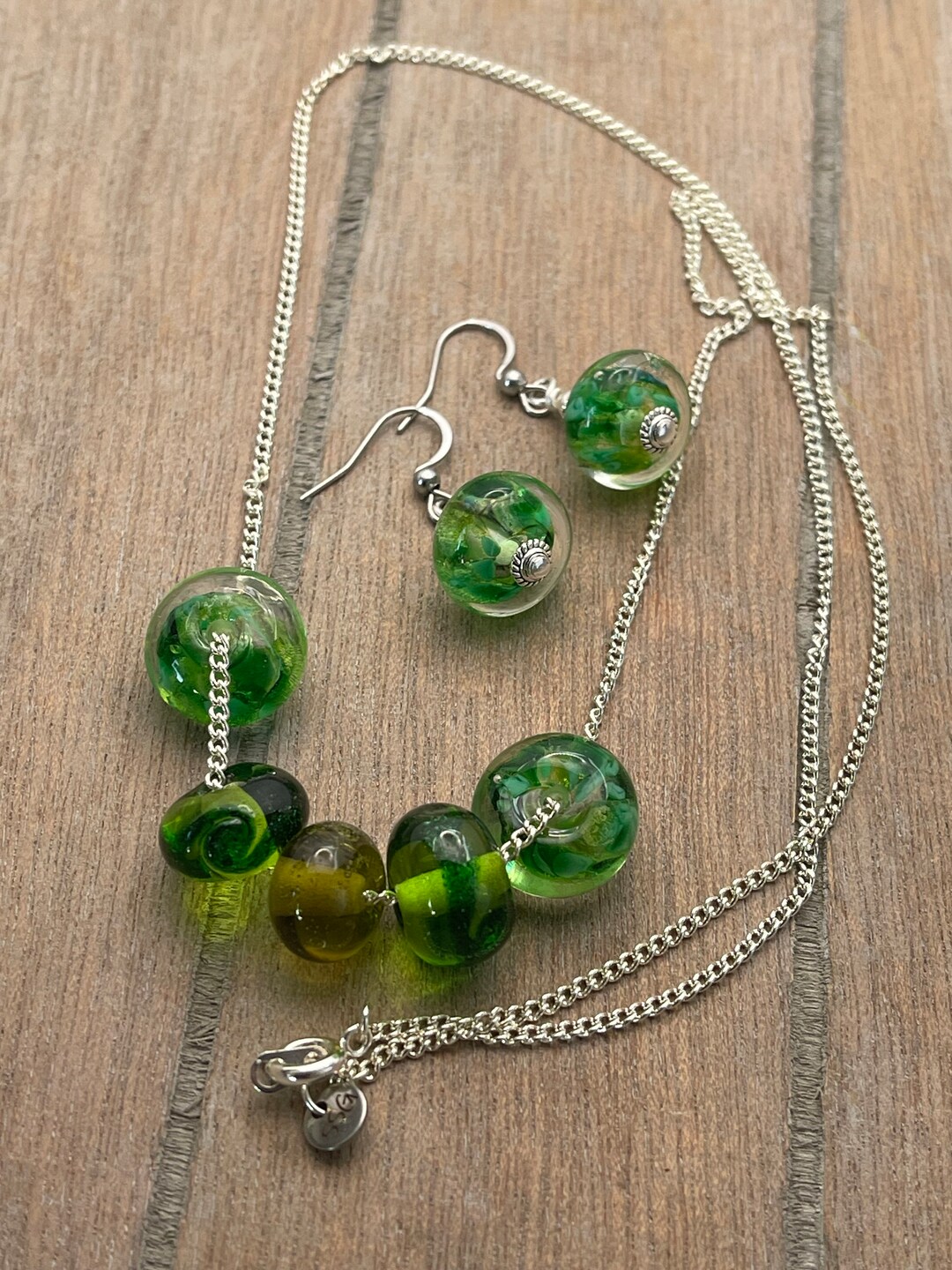 Murano Glass Jewellery Gift Set Boho Jewellery Set Etsy