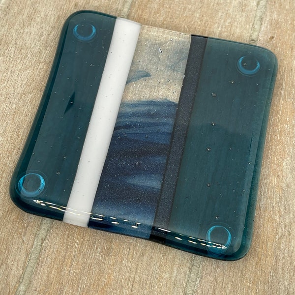 Glass Coaster Sea Glass Etsy UK