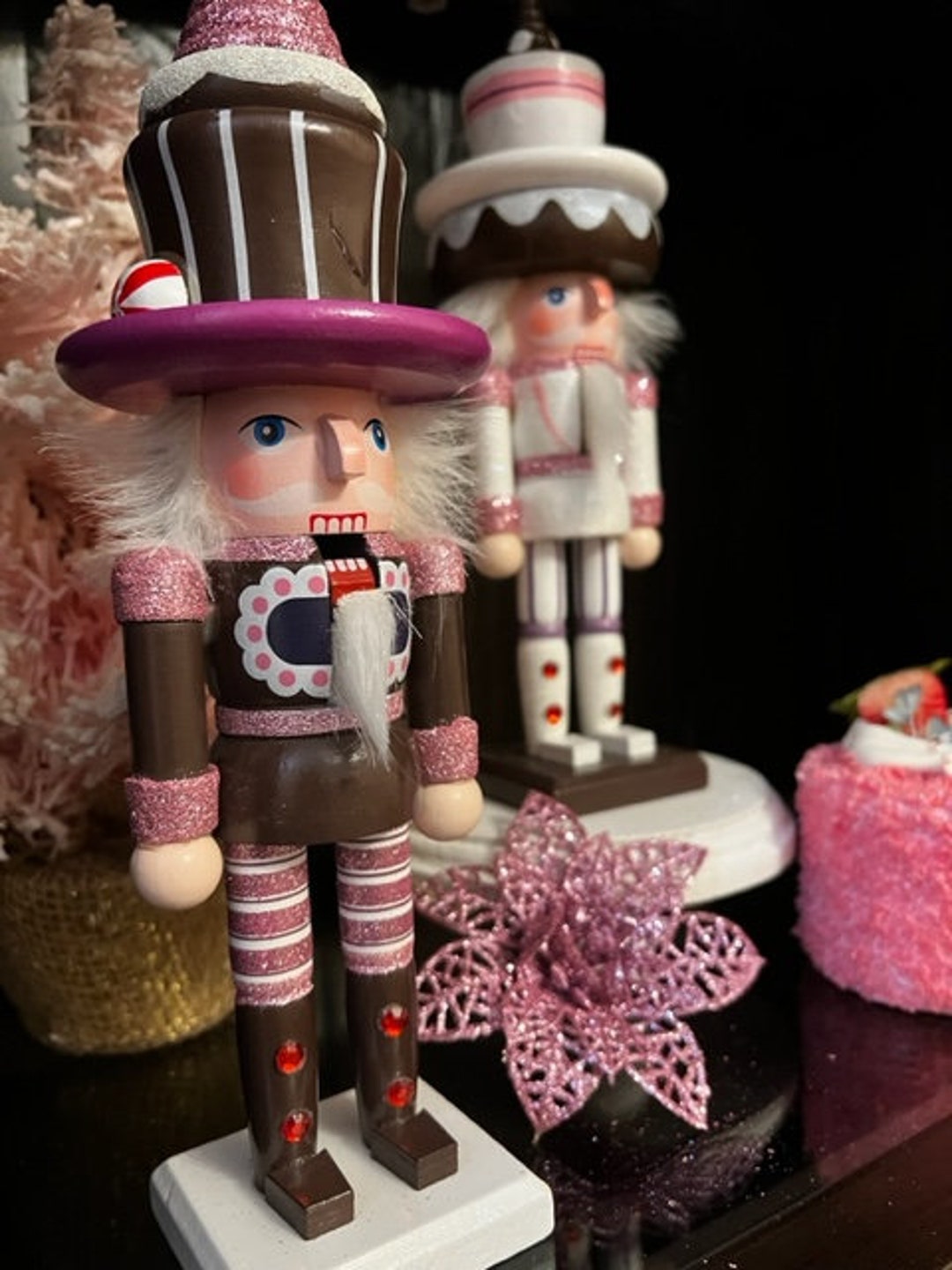 Set of Pastel Nutcrackers, Bakery Sweet Nutcrackers Etsy