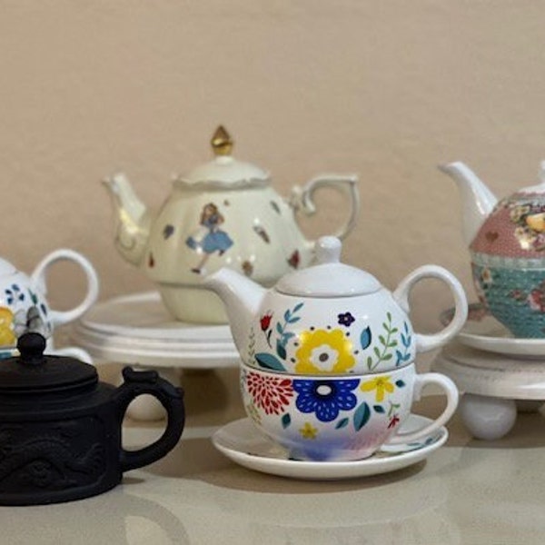 Vintage New Ready to ship! Tea for One Set, Teapots, Tea Cup, Beautiful ceramic Gift!