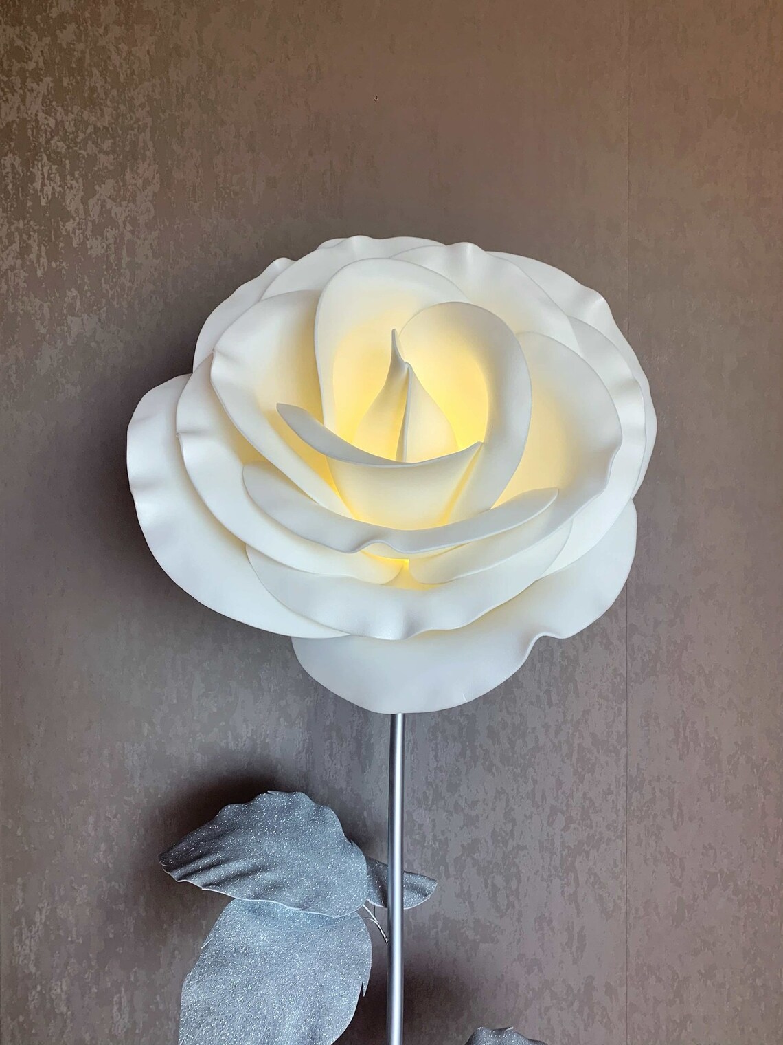 Rose Lamp Flowers Lamp Big rose Children Lamp Bedroom Lamp Etsy