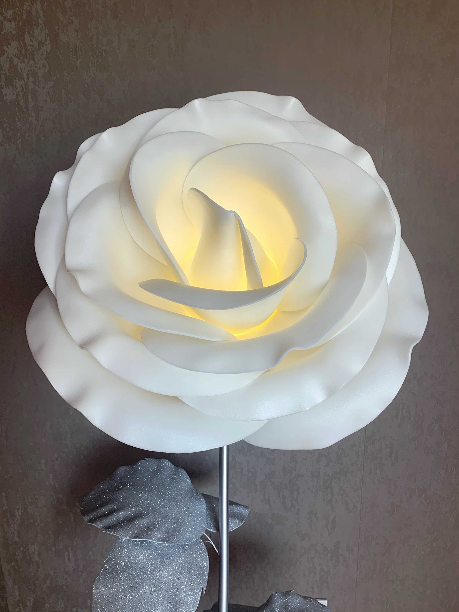 Rose Lamp Flowers Lamp Big rose Children Lamp Bedroom Lamp Etsy