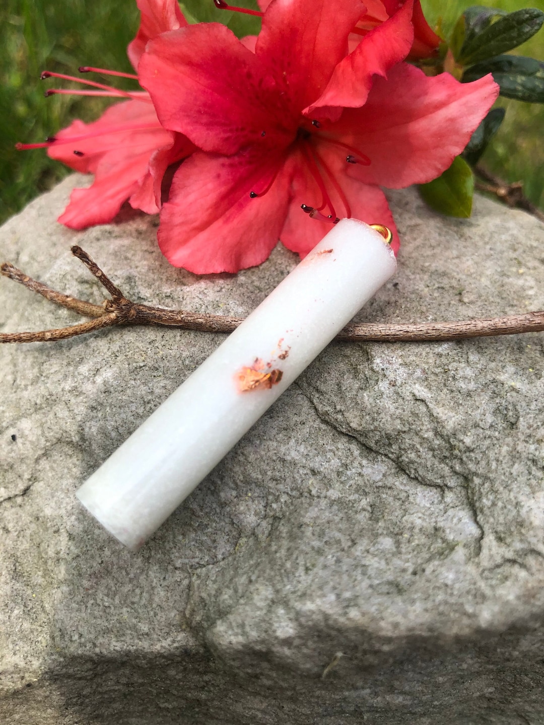 Colgante de leche materna personalizado con hojuelas de oro o Etsy España