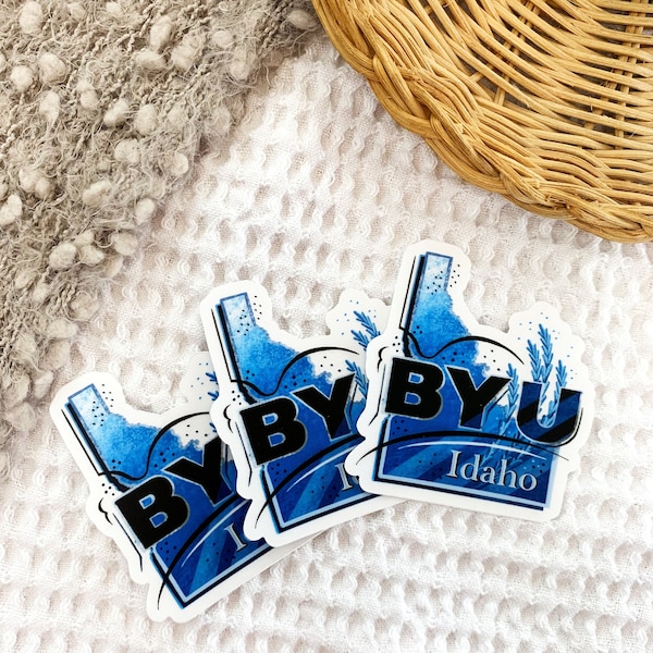 BYU Idaho Sticker, Brigham Young University Idaho Waterproof Sticker