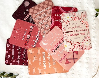 New 2025! Leslie Knope Compliments Postcard Variety Pack; Galentines Postcards Set of 8; Valentines Postcard Set 3/3