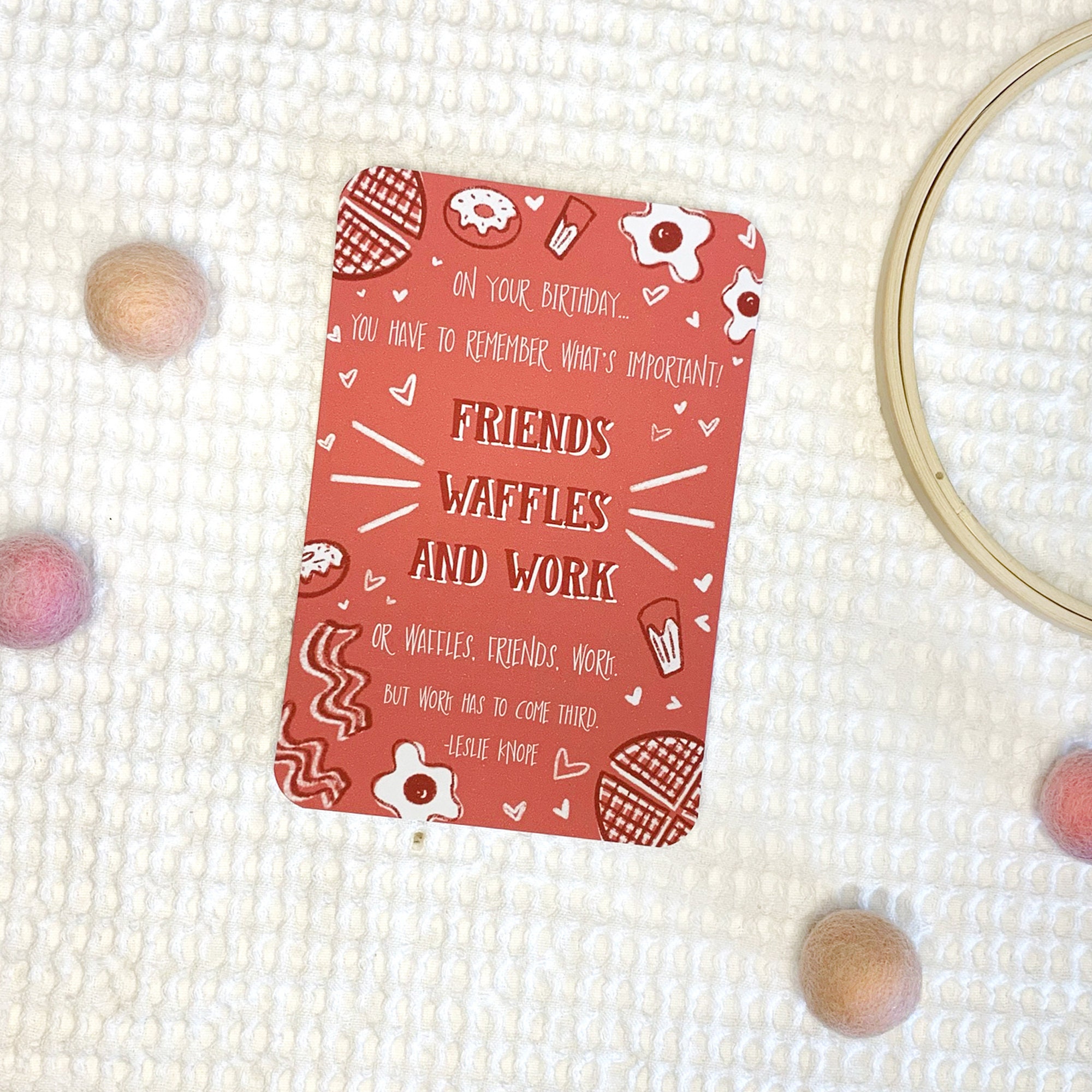Rec Card Image Leslie Knope Compliments Birthday Postcard Variety Pack; Galentines ...