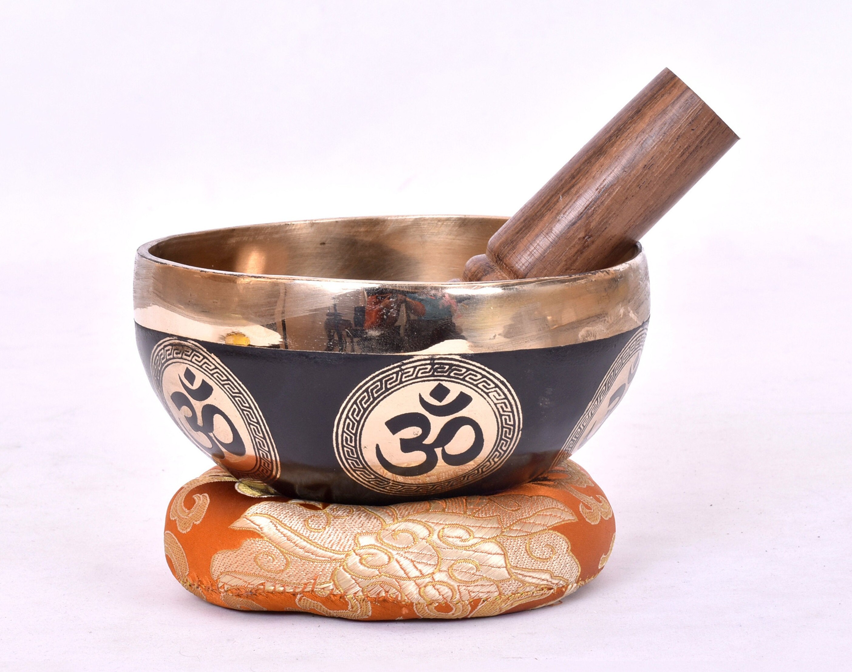4 inch Hindu Om Singing bowl Tibetan Sound Healing Etsy