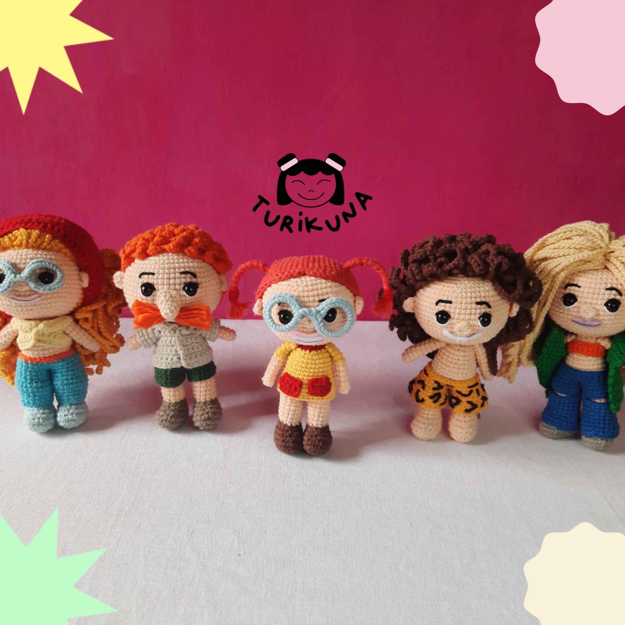 The Wild Thornberrys, Doll, Amigurumi, Eliza, Debbie, Donnie
