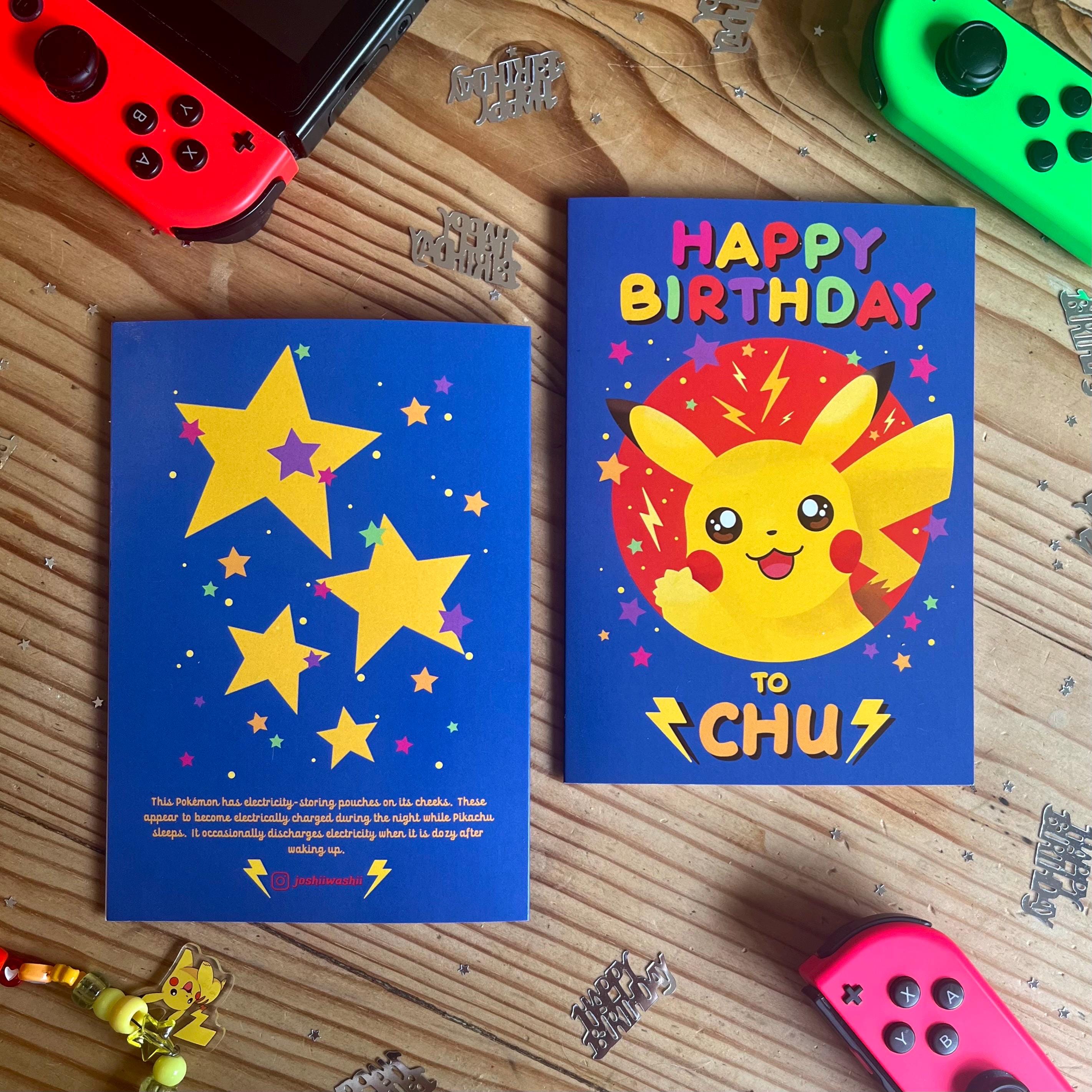 Pokmon Punny Birthday Cards - Etsy