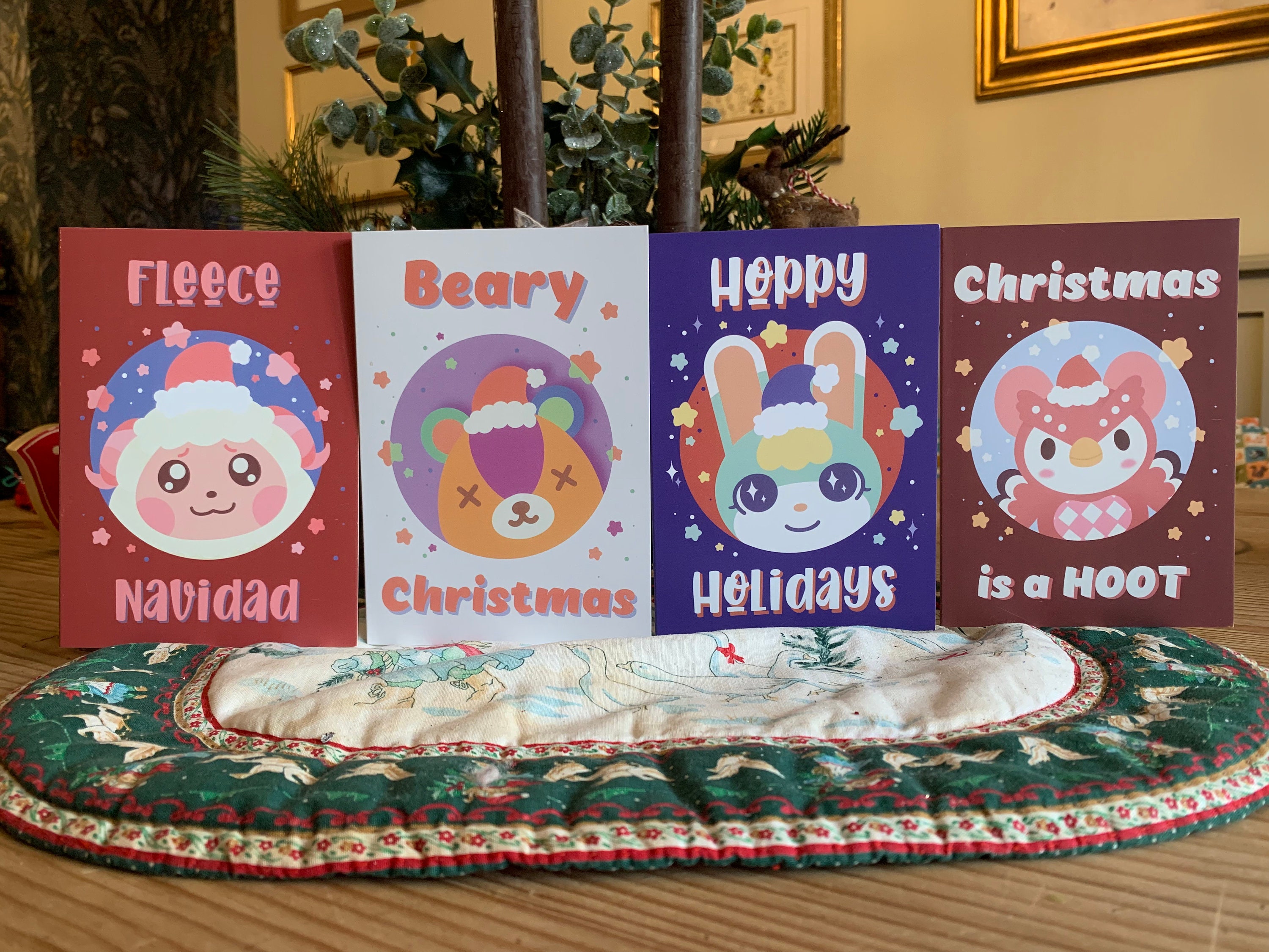 Acnh Christmas Card - Etsy