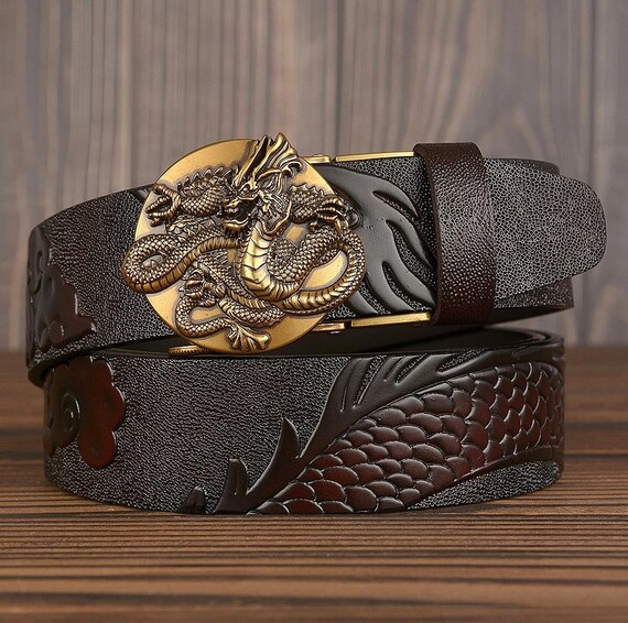 Leather Dragon Belt | Etsy
