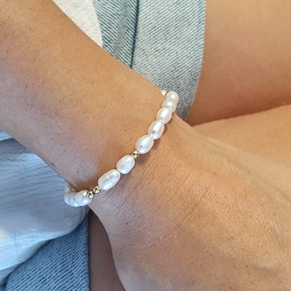 Bracelet perles d'eau douce