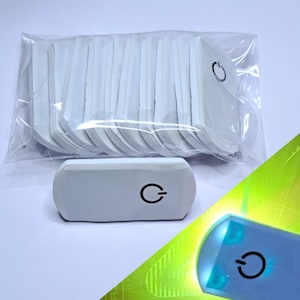 Luzes LED para Disc Golf (pacote com 10), Disc Golf noturno, Disc Golf brilhante, LED plano, luzes de festa, luzes portáteis
