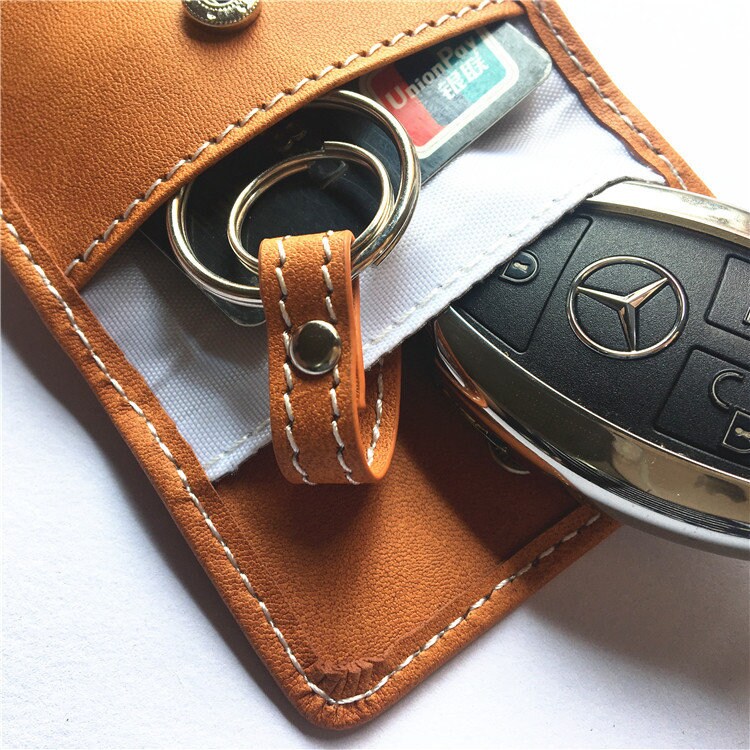 Faraday Pouch for Car Keys Leather Car Key Case Faraday Cage Case Bag Car  Key Holder Signal Blocker Personalised 