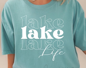 Lake Life Graphic T-Shirt | Comfort Colors Vintage Tee