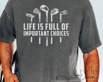 Lustiges Golf-T-Shirt | Comfort Colors Tee für Papa