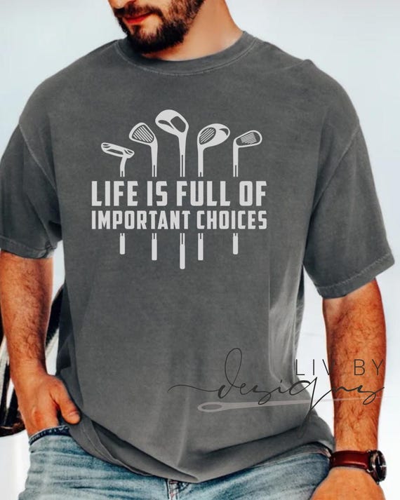 Funny Golf T-Shirt | Comfort Colors Tee for Dad
