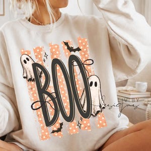 Boo Season Sweatshirt | Cute Halloween Crewneck | Fall Graphic Sweatshirt | Pumpkin Season Pullover | Autumn Sweatshirt | Cozy Fall Gift