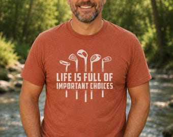 Lustiges Golf-T-Shirt | Comfort Colors Tee für Papa