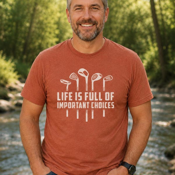 Funny Golf T-Shirt | Comfort Colors Tee for Dad