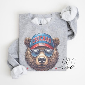 Chicago cub baseball Crewneck Sweatshirt, Baseball Season, Chicago baseball Shirt, Game Day Shirt, Chicago Sweater, Cubs Baseball Fan Gift