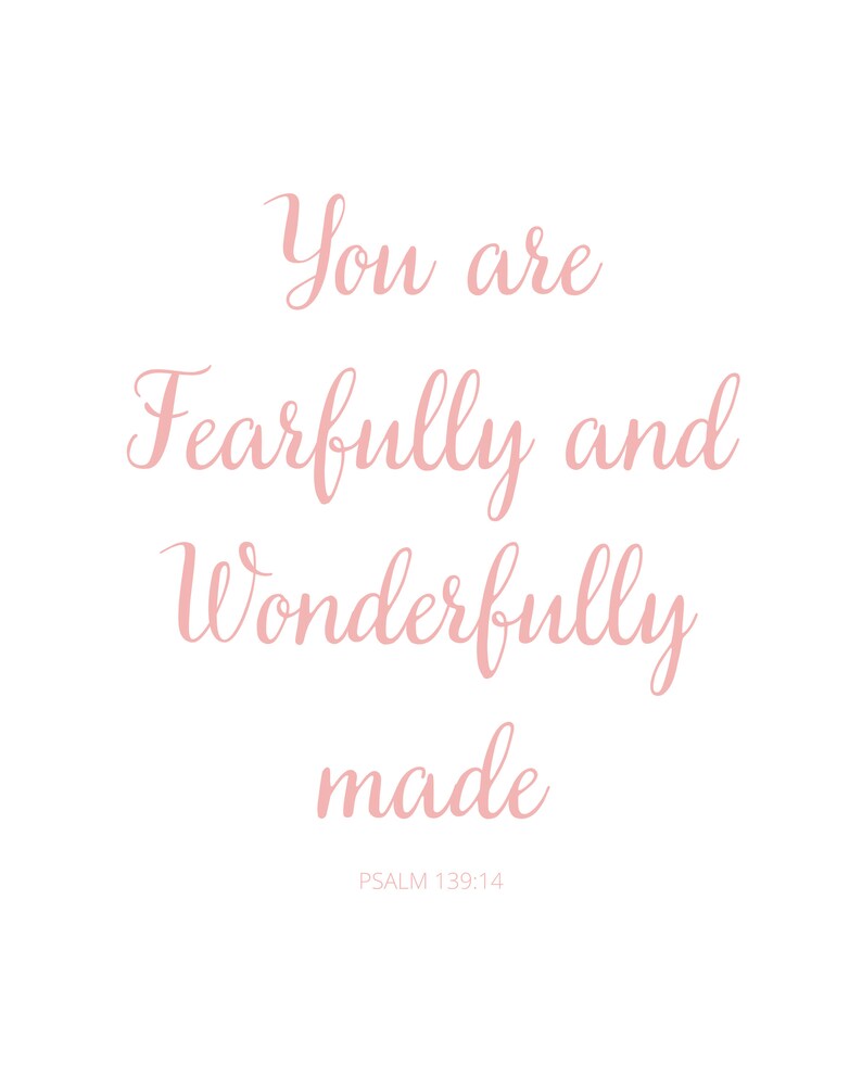 Psalm Pink Rainbow Nursery Print | Scripture Prints | Bible | Christian ...