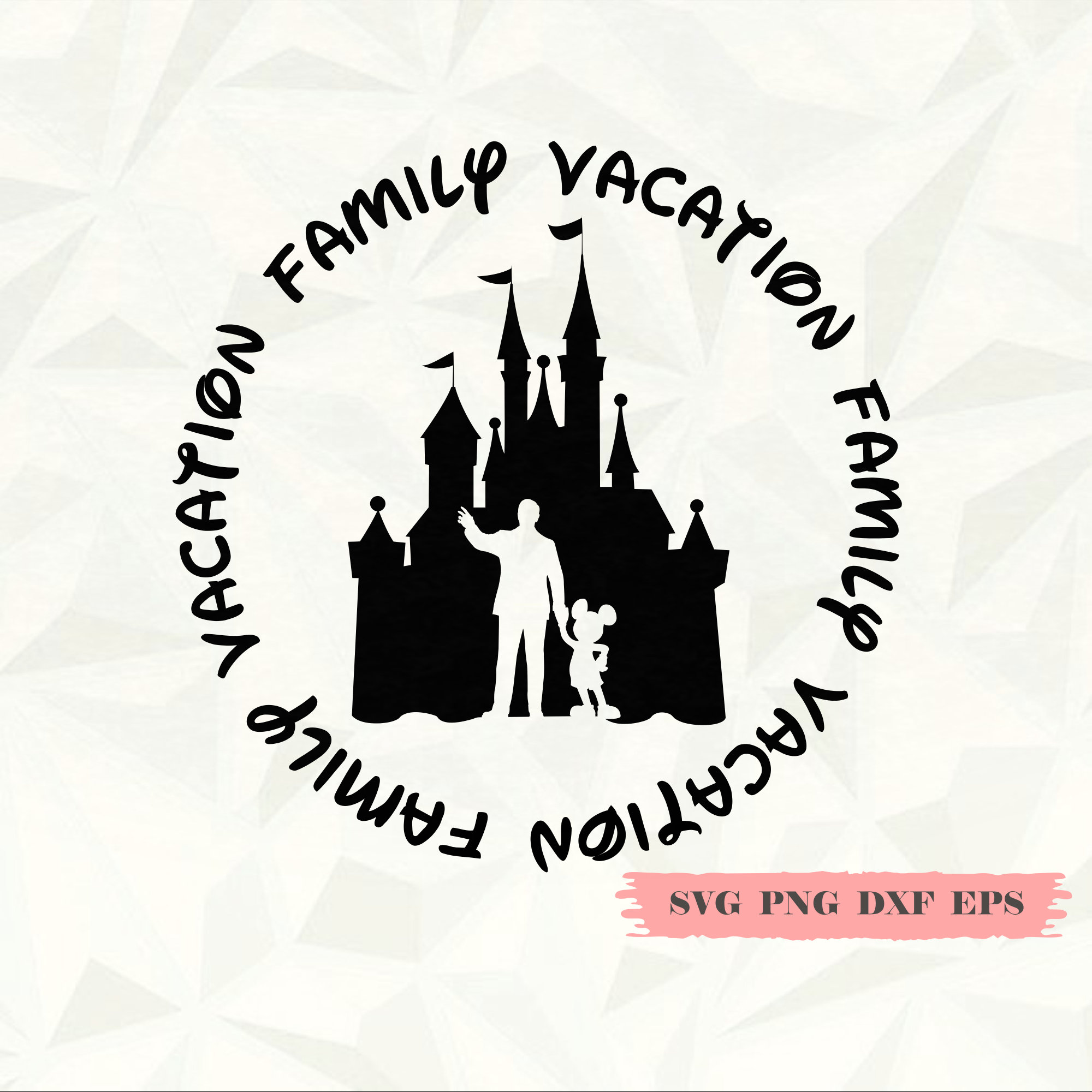 Family Vacation SVG Disney Family Vacation svg png dxf | Etsy