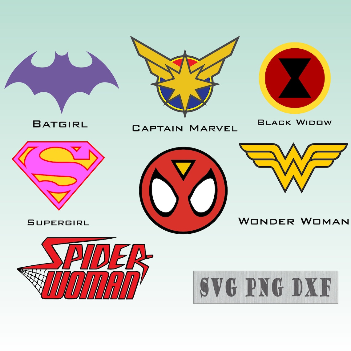 Superheld Svg Superheld Logo svg Superheld Zeichen Avengers | Etsy