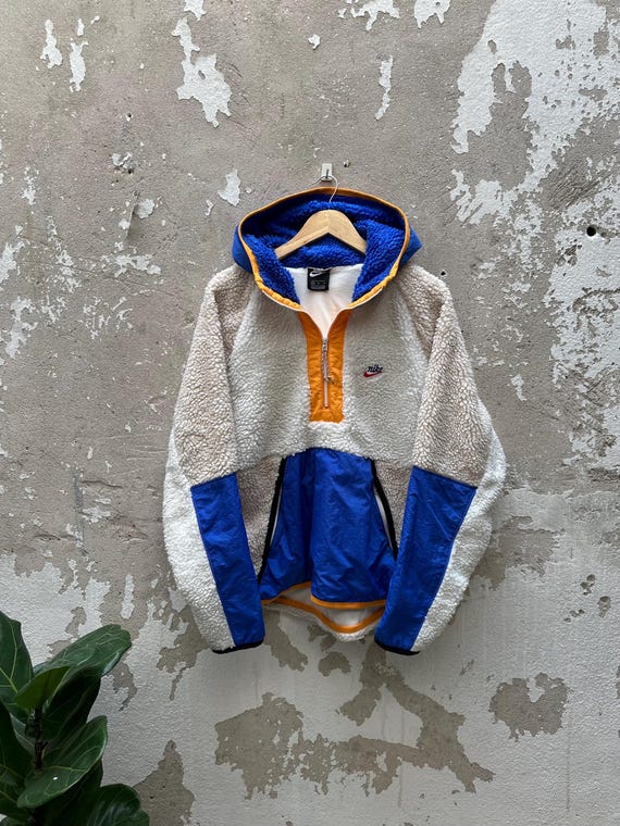 nike heritage sherpa half zip