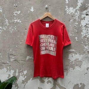 Vintage 90&#39;s Manic Street Preachers Album Cover  Band Tees